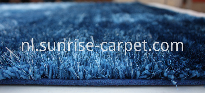 Elastic and Viscose mixed with 3D design Shaggy Rug